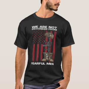 Wir sind nicht von ängstlichen Männern abgeschnitt T-Shirt