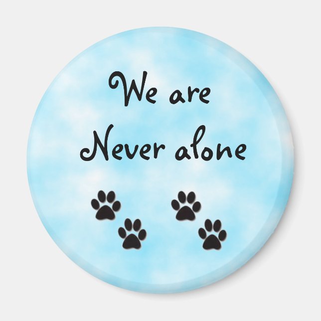 Wir sind nie allein Magnet (Vorne)