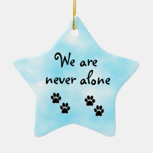 Wir sind nie ein Alleinstar Keramik Ornament