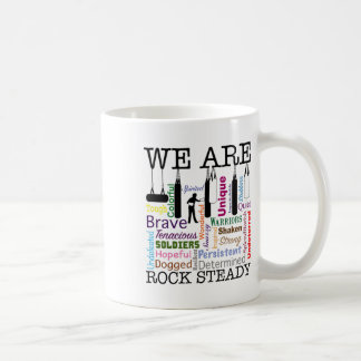 Wir sind Rock Steady Women's Boxing Word Art Kaffeetasse
