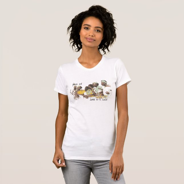Wir sind Saint Lucians - Nous Se Jens Ste Lucie T-Shirt (Vorne ganz)