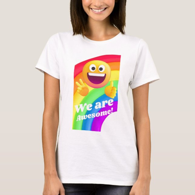 Wir sind schrecklich T-Shirt (Vorderseite)