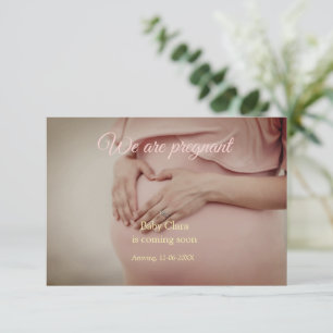 wir sind schwanger, Babyname Datum Schwangerschaft Ankündigung