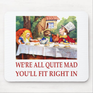WIR sind, SIE PASSEN NACH RECHTS HEREIN ALLES Mousepad