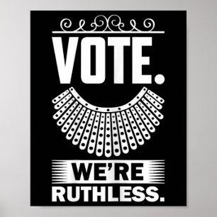 Wir sind skrupellose Frauenrechte Poster