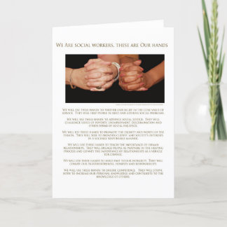 Wir sind Sozialarbeiter Karte