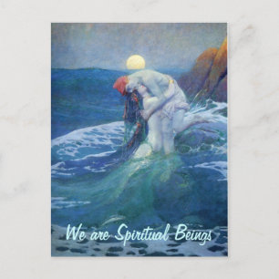 Wir sind spirituelle Postkarte