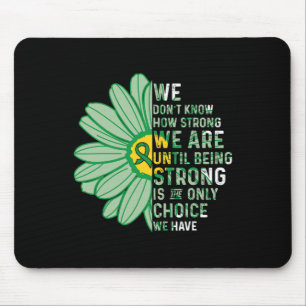 Wir sind stark - leichtgläubige Krebserkrankung un Mousepad