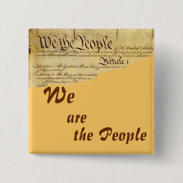 WIR sind thePeople Knopf Button (Vorderseite)