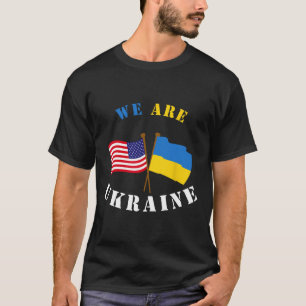 Wir Sind Ukraine T-Shirt Unterstützen Ukraine Ukra