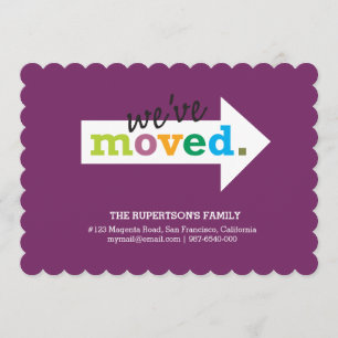 wir sind umgezogen ankündigung