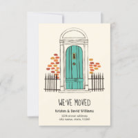 Wir sind umgezogen - Ankündigung über die Blaue Tü