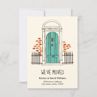 Wir sind umgezogen - Ankündigung über die Blaue Tü