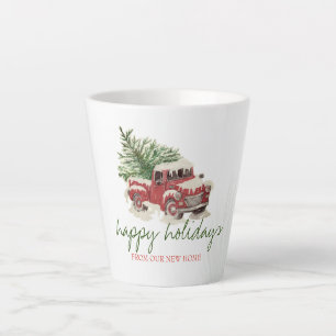 Wir sind umgezogen, Roter LKW, Weihnachten mit Sch Milchtasse
