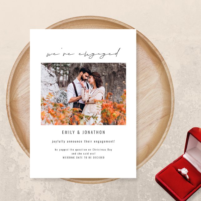 Wir sind Verlobte Ankündigung von Foto Verlobung (Von Creator hochgeladen)