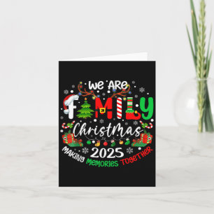 Wir sind Weihnachten 2025 und machen Erinnerungen Karte