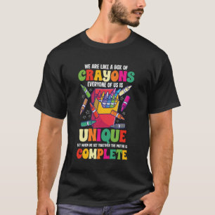 Wir sind wie eine Schachtel Buntstifte Zurück zur T-Shirt