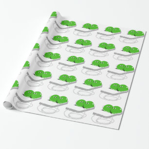 Wir sind wie zwei Erbsen in einem Pod Geschenkpapier