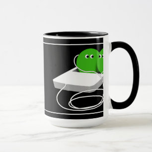 Wir sind wie zwei Erbsen in einem Pod Tasse