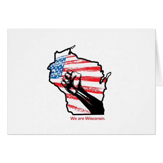 Wir sind Wisconsin Karte