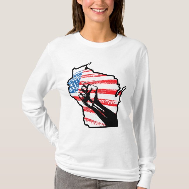Wir sind Wisconsin T-Shirt (Vorderseite)