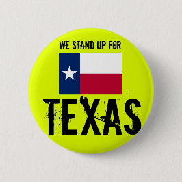Wir stehen für texas auf button