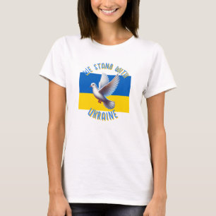 Wir stehen mit der Ukraine T-Shirt
