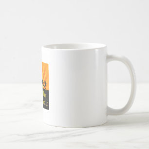 Wir steigen, wenn wir andere aufheben kaffeetasse