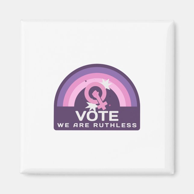 Wir stimmen unbarmherzig magnet (Vorne)