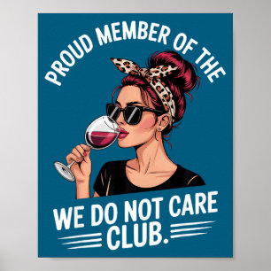 Wir stolzes Mitglied Wdnc Club Nicht Poster