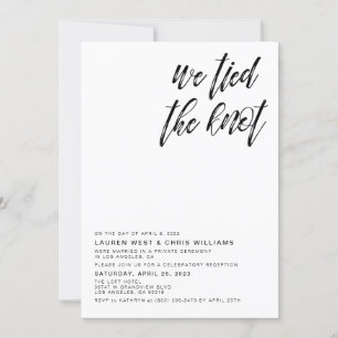 Wir tippten die Einladung zur Hochzeitsempfehlung 