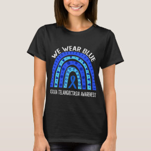 Wir tragen Blue for Ataxia Telangiectasia Awarenes T-Shirt