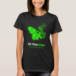 Wir tragen grüne Muskulatur-Dystrophie-Bewusstsein T-Shirt