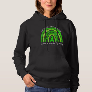 Wir tragen Limettengrün für den Duchenne Musculus  Hoodie