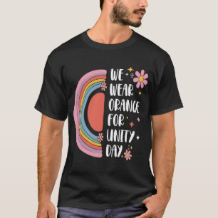 Wir tragen Orange für Unity Day Daisy Anti-Mobbing T-Shirt