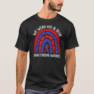 Wir tragen Red & Blue für Noonan Syndrome Awarenes T-Shirt