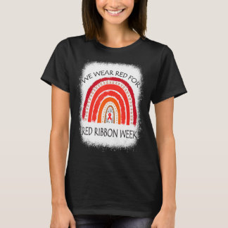 Wir tragen Red for Red Ribbon Week Sensibilisierun T-Shirt