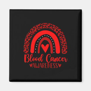 Wir tragen Red Regenbogenwarme für Blood Cancer Aw Magnet