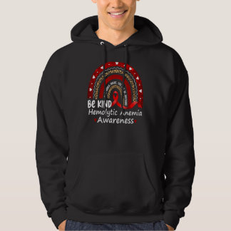 Wir tragen Red wegen hämolytischer Anämie Bewussts Hoodie