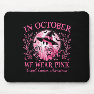 Wir tragen rosa Brustkrebs-Bewusstsein Halloween-G Mousepad