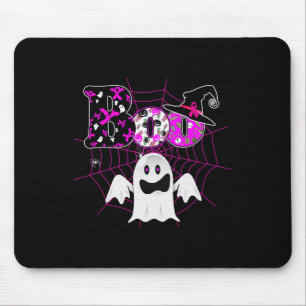 Wir tragen Rosa Hexenhut Boo Ghost Breast Cancer H Mousepad