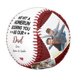 Wir treffen auf eine Homerun-Vater-FotoCollage | V Baseball