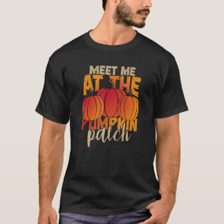 Wir treffen uns auf dem Kürbisweg Halloween Pumpki T-Shirt