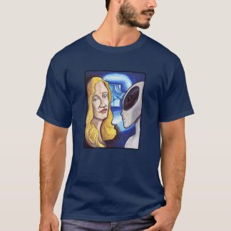 Wir treffen uns wieder - Außerirdischer und Frau T-Shirt