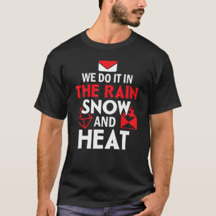 Wir tun es im Regenschnee und bei der Heizung der  T-Shirt