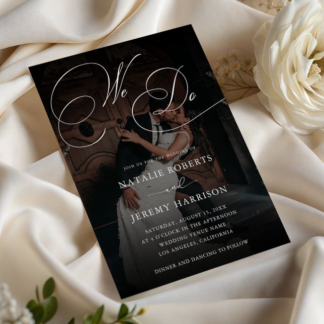 Wir tun Skriptdunkel verblendetes Foto QR-Code Hoc Einladung (Von Creator hochgeladen)