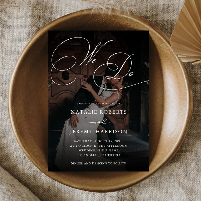 Wir tun Skriptdunkel verblendetes Foto QR-Code Hoc Einladung (Von Creator hochgeladen)