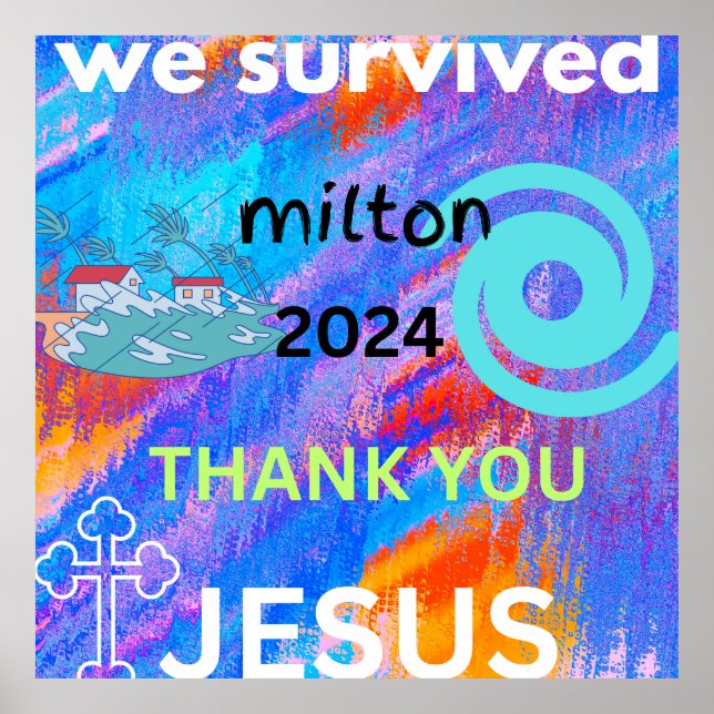 wir überlebten Milton 2024 Poster (Vorne)