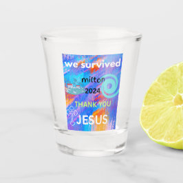 Wir überlebten Milton 2024 Schnapsglas