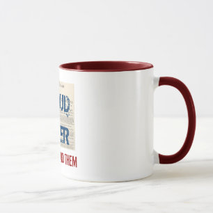 Wir umgeben sie tasse